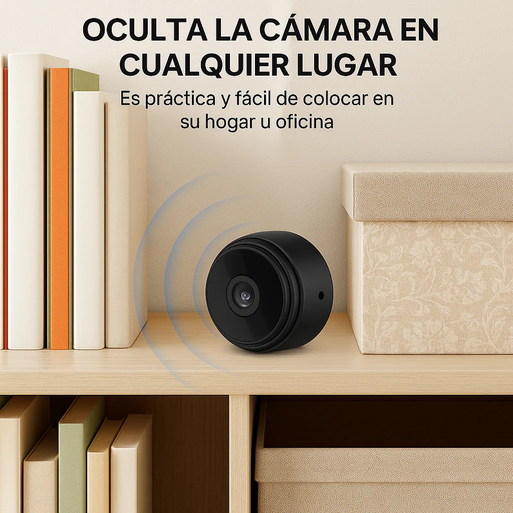 Mini Cámara ShadowView™ Discreción y Potencia en tu Bolsillo