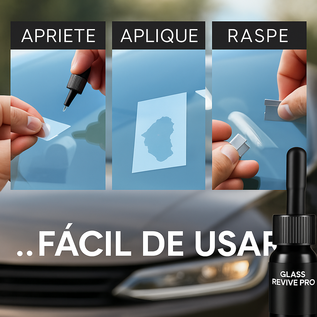 GlassRevivePro® - Repara tus vidrios en segundos