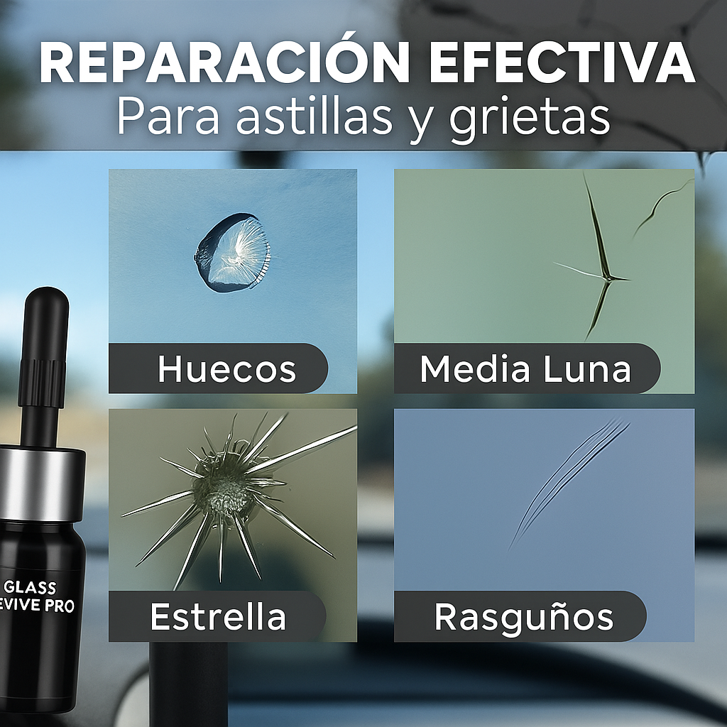 GlassRevivePro® - Repara tus vidrios en segundos