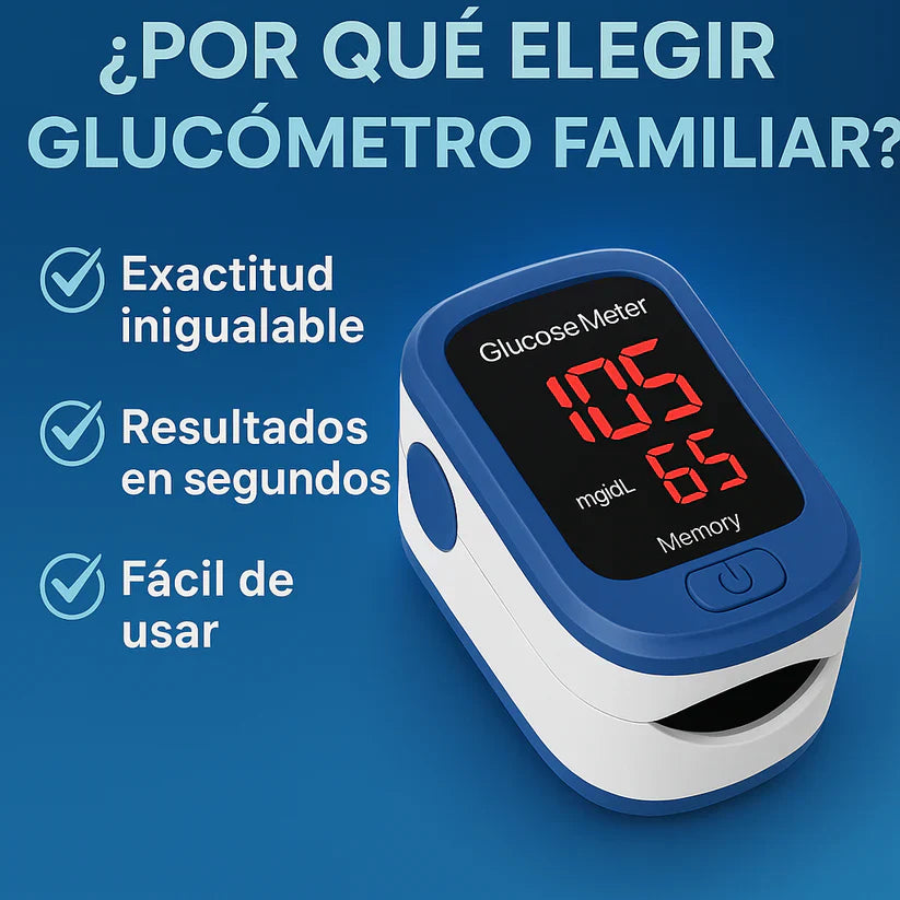 Glucometro Familiar 2x1 ✨ Cuidar tu salud nunca fue tan fácil ¡ENVÍO GRATIS solo hoy! 🩺