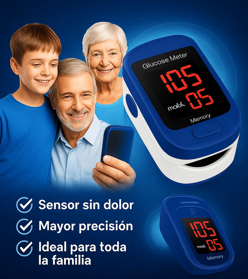 Glucometro Familiar 2x1 ✨ Cuidar tu salud nunca fue tan fácil ¡ENVÍO GRATIS solo hoy! 🩺