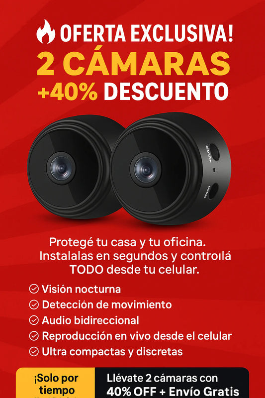 Mini Cámara ShadowView™ Discreción y Potencia en tu Bolsillo