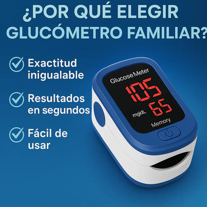 Glucometro Familiar 2x1 ✨ Cuidar tu salud nunca fue tan fácil ¡ENVÍO GRATIS solo hoy! 🩺